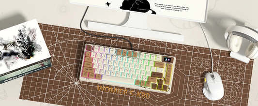 Womier S-K80 75% OLED – Teclado Mecánico Gaming Hot-Swap con Gasket y Diseño Único